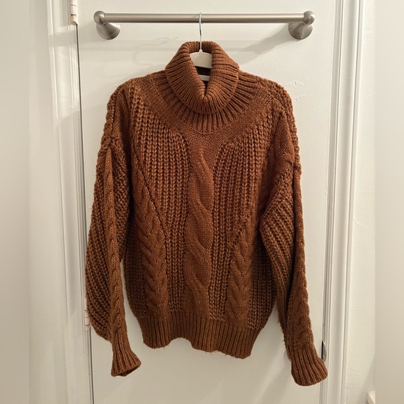 Lulus Sweaters - Lulu's Knit Turtleneck Sweater